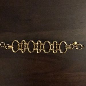 J. Crew Gold-tone Link Statement Bracelet